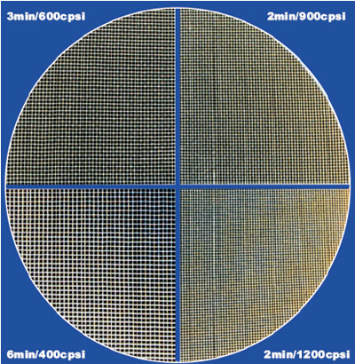 Gasoline ceramic substrate